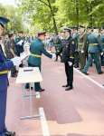 Азербайджанским военнослужащим, завершившим обучение в России, вручены дипломы (ФОТО)