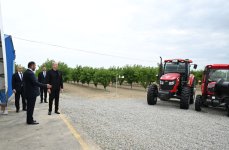 Президент Ильхам Алиев принял участие в открытии Евлахского пилотного агропарка (ФОТО)
