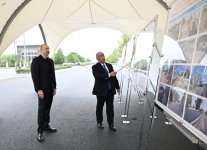 President Ilham Aliyev views work carried out on Baku–Alat–Gazakh–Georgia state border highway (PHOTO/VIDEO)