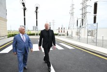 Президент Ильхам Алиев принял участие в открытии узловой подстанции "Евлах", Регионального учебно-тренировочного и лабораторного центра (ФОТО)