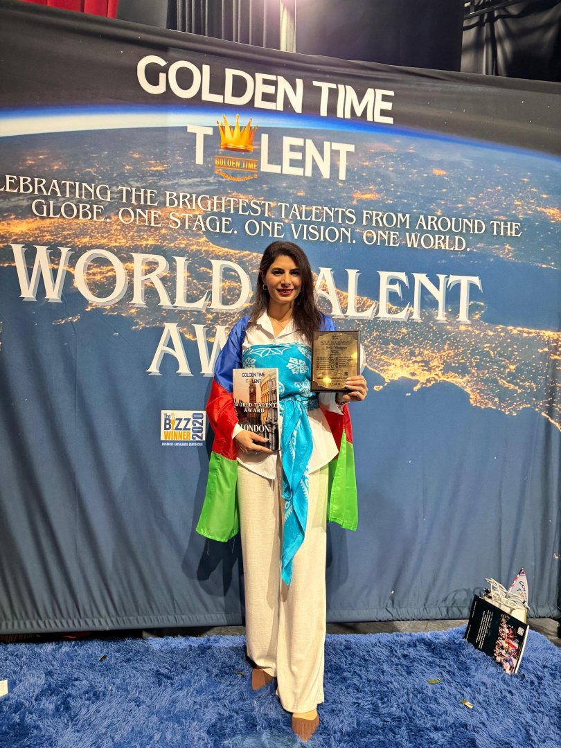 Джахан Намазова удостоена первой награды Golden Time Talent Festival 2025 в Лондоне (ВИДЕО, ФОТО)