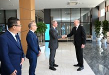 Президент Ильхам Алиев принял участие в церемонии открытия электростанции «8 Ноября» в Мингячевире (ФОТО/ВИДЕО)