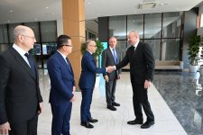 Президент Ильхам Алиев принял участие в церемонии открытия электростанции «8 Ноября» в Мингячевире (ФОТО/ВИДЕО)