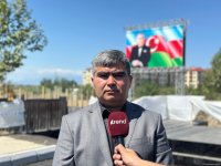 Назван объем завершенных работ на магистральной дороге Баку-Алят-Газах-госграница с Грузией (ФОТО)