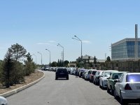 Назван объем завершенных работ на магистральной дороге Баку-Алят-Газах-госграница с Грузией (ФОТО)