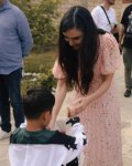 Вице-президент Фонда Гейдара Алиева Лейла Алиева и руководитель Баку Медиа Центра Арзу Алиева встретились в Хызы с участником проекта «Юный пчеловод» (ФОТО)