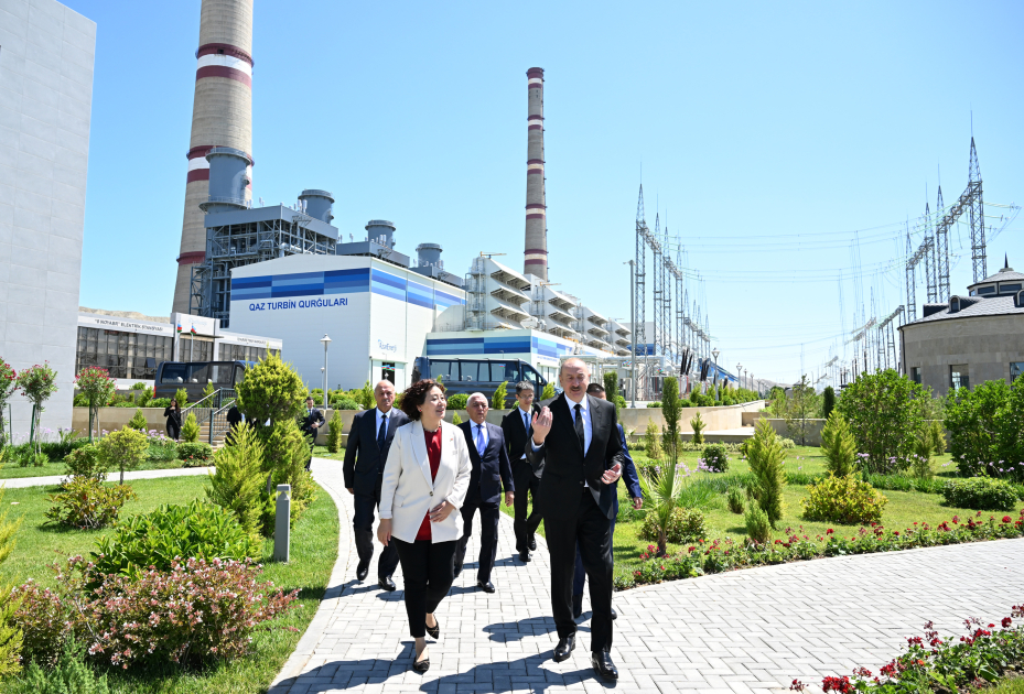President Ilham Aliyev attends inauguration of “8 November” Power Plant in Mingachevir (PHOTO/VIDEO)