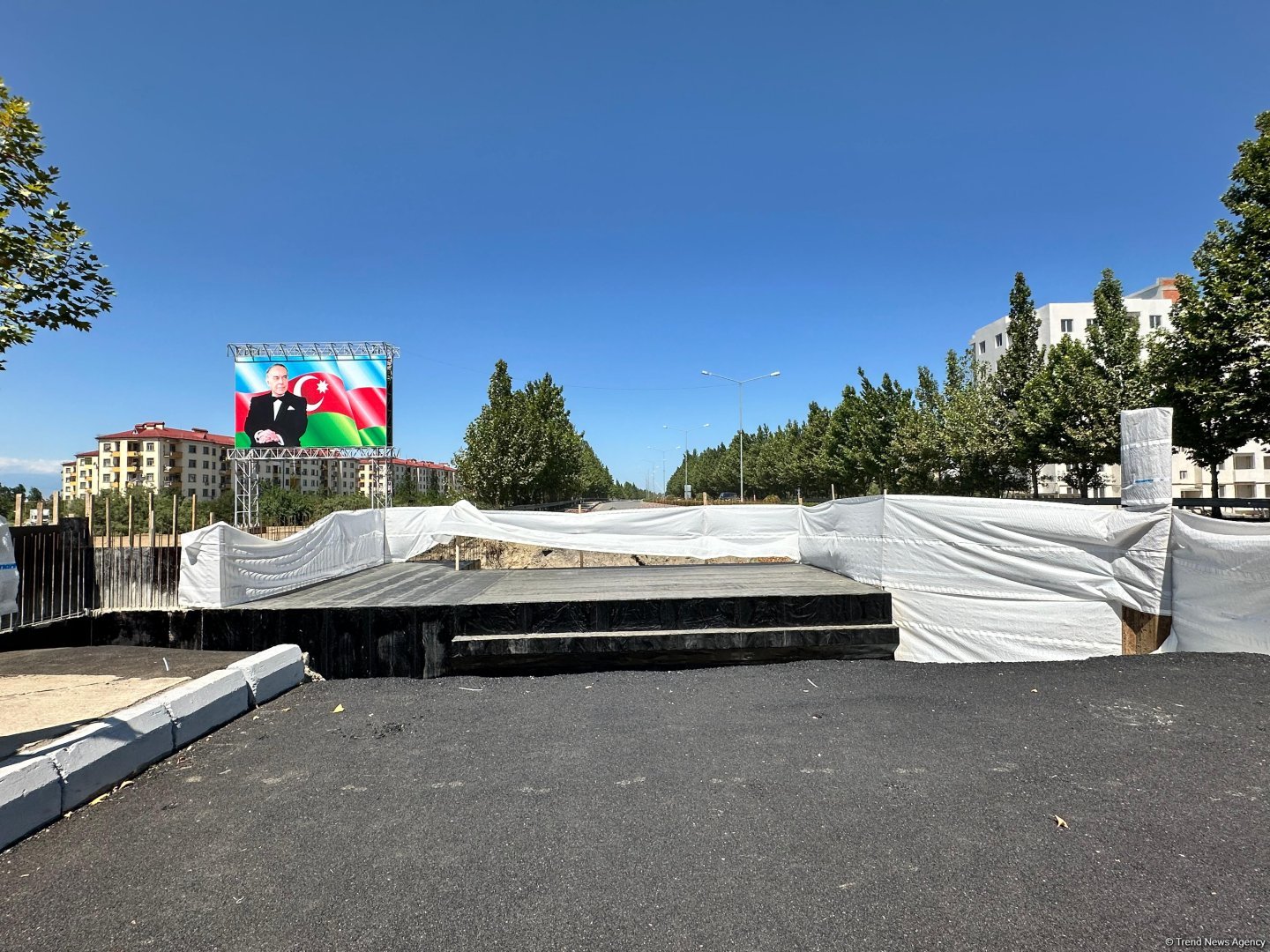 Назван объем завершенных работ на магистральной дороге Баку-Алят-Газах-госграница с Грузией (ФОТО)