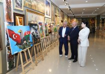 Состоялось открытие выставки, посвященной Дню Вооружённых сил Азербайджана (ФОТО)