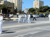 В связи с Днем Вооруженных сил Азербайджана в стране прошел марш военнослужащих (ФОТО)