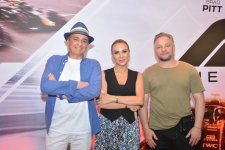 Брэд Питт, Льюис Хэмилтон и "Формула 1" в Баку – закрытый показ (ВИДЕО, ФОТО)