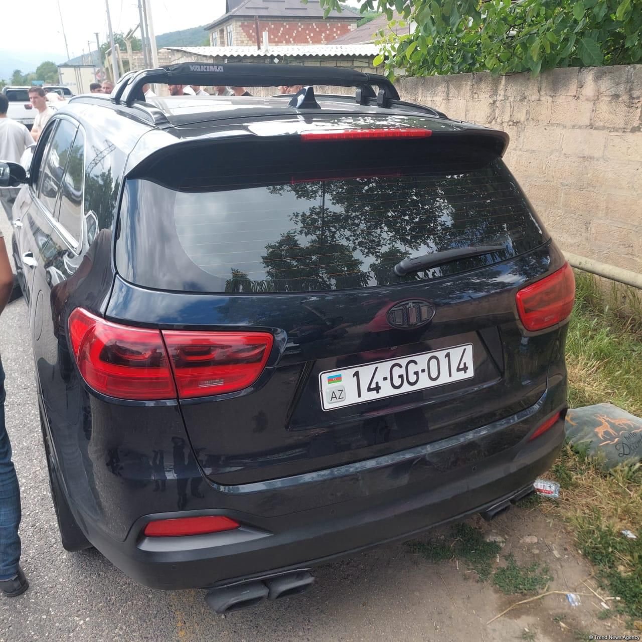 На дороге Гусар-Шахдаг столкнулись два автомобиля - есть пострадавшие (ФОТО)
