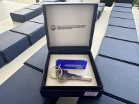Очередная группа бывших вынужденных переселенцев прибыла в агдамское село Кенгерли  (ФОТО)