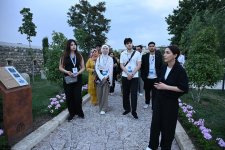 Делегация Молодежного форума ОЭС посетила город Агдам (ФОТО)