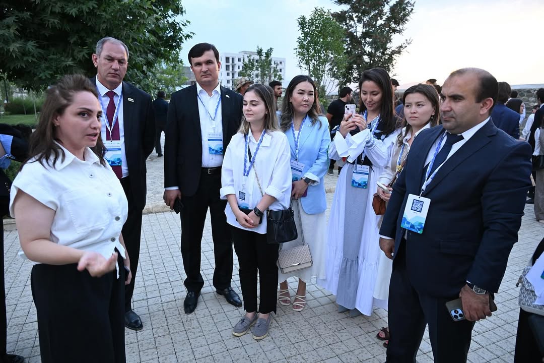 Делегация Молодежного форума ОЭС посетила город Агдам (ФОТО)