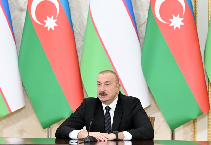 Президент Ильхам Алиев: Азербайджан и Узбекистан уже около года являются официальными союзниками (Полный текст заявления главы государства)