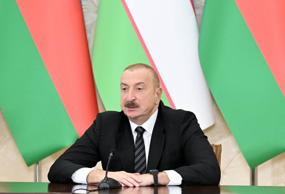 Президент Ильхам Алиев выразил благодарность Узбекистану за помощь в возрождении Карабаха
