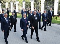 Президент Ильхам Алиев и Президент Шавкат Мирзиёев приняли участие в открытии нового здания посольства Узбекистана в Азербайджане (ФОТО/ВИДЕО)
