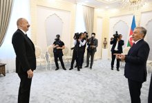 Президент Ильхам Алиев и Президент Шавкат Мирзиёев приняли участие в открытии нового здания посольства Узбекистана в Азербайджане (ФОТО/ВИДЕО)