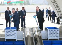 Президент Ильхам Алиев и Президент Шавкат Мирзиёев заложили фундамент парка "Узбекистан" в Баку (ФОТО/ВИДЕО)