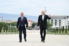 Президент Ильхам Алиев ознакомился с проводимыми строительными работами в Парке Победы в Ханкенди (ФОТО/ВИДЕО)