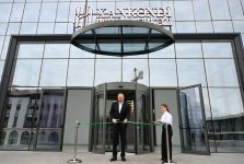 Президент Ильхам Алиев принял участие в открытии бизнес-центра «Ханкенди» (ФОТО/ВИДЕО)