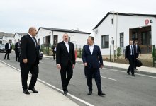 Президент Ильхам Алиев и Президент Садыр Жапаров приняли участие в открытии 1-го этапа села Хыдырлы Агдамского района (ФОТО/ВИДЕО)
