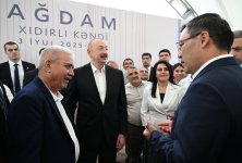 Президент Ильхам Алиев и Президент Садыр Жапаров приняли участие в открытии 1-го этапа села Хыдырлы Агдамского района (ФОТО/ВИДЕО)