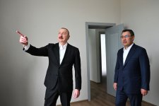 Президент Ильхам Алиев и Президент Садыр Жапаров приняли участие в открытии 1-го этапа села Хыдырлы Агдамского района (ФОТО/ВИДЕО)