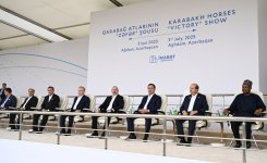 Президент Ильхам Алиев и участники 17-го Саммита ОЭС посмотрели шоу карабахских скакунов «Победа» в комплексе «Имарет» в Агдаме (ФОТО/ВИДЕО)