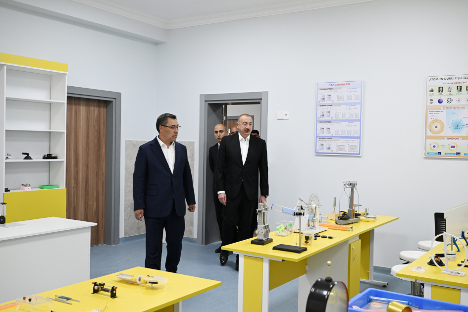 Президент Ильхам Алиев и Президент Садыр Жапаров приняли участие в открытии 1-го этапа села Хыдырлы Агдамского района (ФОТО/ВИДЕО)