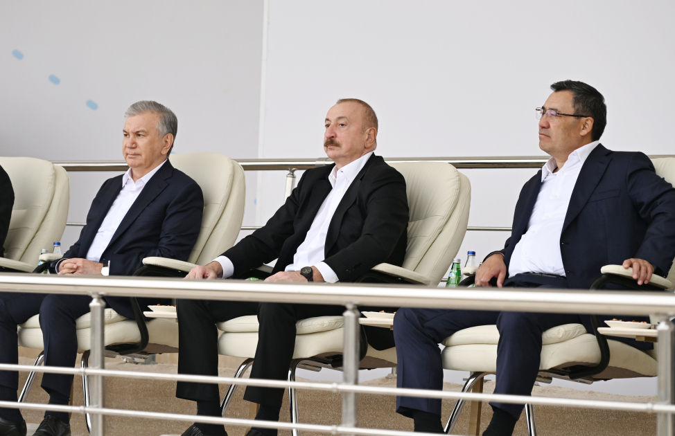 Президент Ильхам Алиев и участники 17-го Саммита ОЭС посмотрели шоу карабахских скакунов «Победа» в комплексе «Имарет» в Агдаме (ФОТО/ВИДЕО)