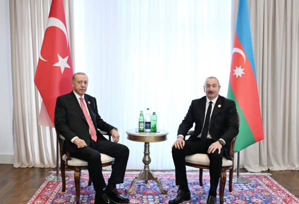 President Ilham Aliyev meets with Turkish President Recep Tayyip Erdoğan in Khankendi (PHOTO/VIDEO)