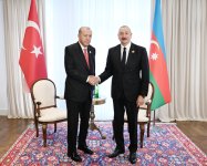 Состоялась встреча Президента Ильхама Алиева  с Президентом Реджепом Тайипом Эрдоганом в Ханкенди (ФОТО/ВИДЕО)