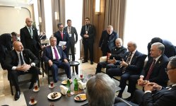 Президент Ильхам Алиев и лидеры стран, участвующие в саммите ОЭС в Ханкенди, собрались за чайным столом (ВИДЕО/ФОТО)