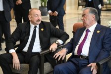Президент Ильхам Алиев и лидеры стран, участвующие в саммите ОЭС в Ханкенди, собрались за чайным столом (ВИДЕО/ФОТО)