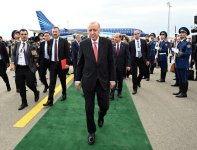 Завершился визит Президента Реджепа Тайипа Эрдогана в Азербайджан (ФОТО)