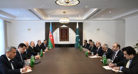 Президент Азербайджана Ильхам Алиев встретился с премьер-министром Пакистана в Ханкенди (ФОТО/ВИДЕО)
