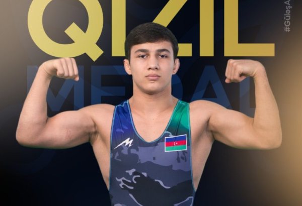 Азербайджанский борец стал чемпионом Европы среди юниоров (ФОТО)