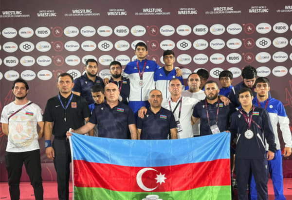 Азербайджанские вольники завоевали 5 медалей на молодежном чемпионате Европы
