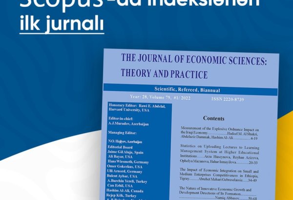 Новшество в экономической науке: журнал UNEC в SCOPUS