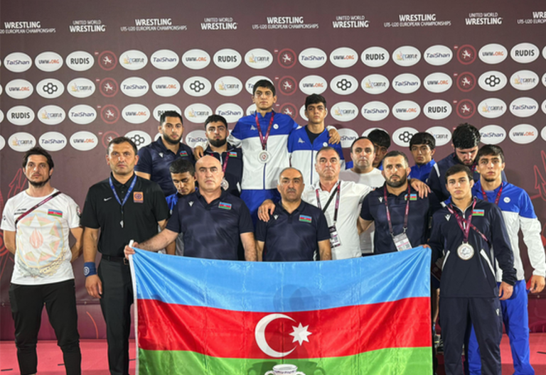 Азербайджанские вольники завоевали 5 медалей на молодежном чемпионате Европы