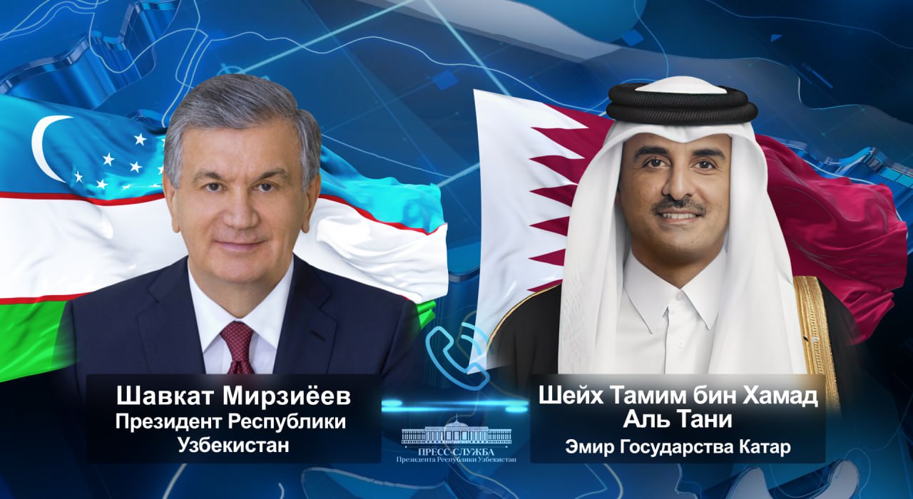 Uzbek, Qatari leaders hashing out strategic projects and upcoming bilateral events