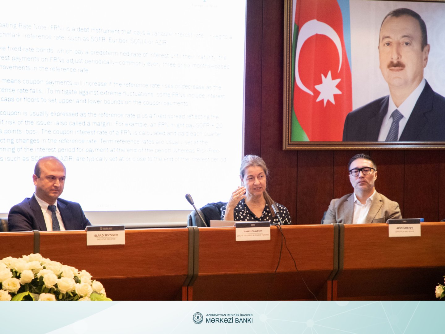 EBRD presents floating-rate bonds at Azerbaijan’s Central Bank (PHOTO)