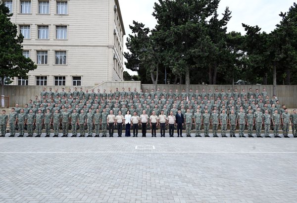 Azerbaijan's Military Lyceum hosts meeting with intellectually gifted youth (PHOTO)