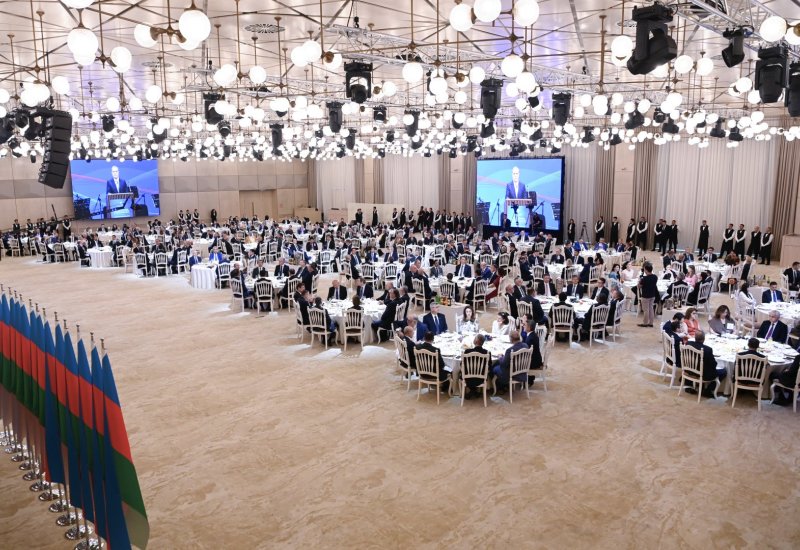 Baku hosts official reception on occasion of professional holiday of diplomatic service employees (PHOTO)