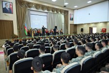 Azerbaijan's Military Lyceum hosts meeting with intellectually gifted youth (PHOTO)