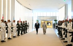 President Ilham Aliyev arrives in UAE for working visit (PHOTO/VIDEO)