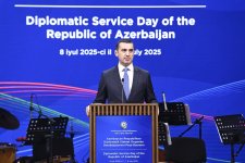 Baku hosts official reception on occasion of professional holiday of diplomatic service employees (PHOTO)