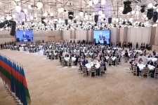 Baku hosts official reception on occasion of professional holiday of diplomatic service employees (PHOTO)